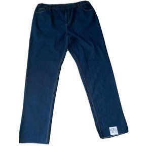 King Size 3X x 40 Big & X-Tall Blue Denim Jeans Unhemmed